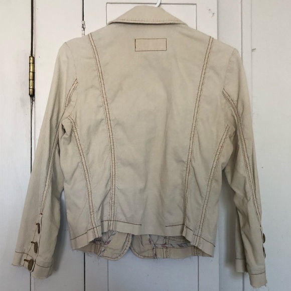 Abercrombie & Fitch Corduroy Button Down Jacket with Pockets Size Small - Picture 4 of 6